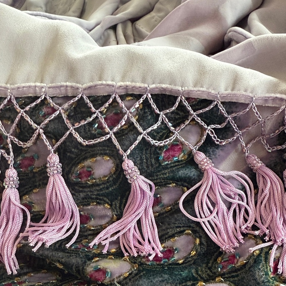 Floral Kimono with Fringe - Picture 11 of 14